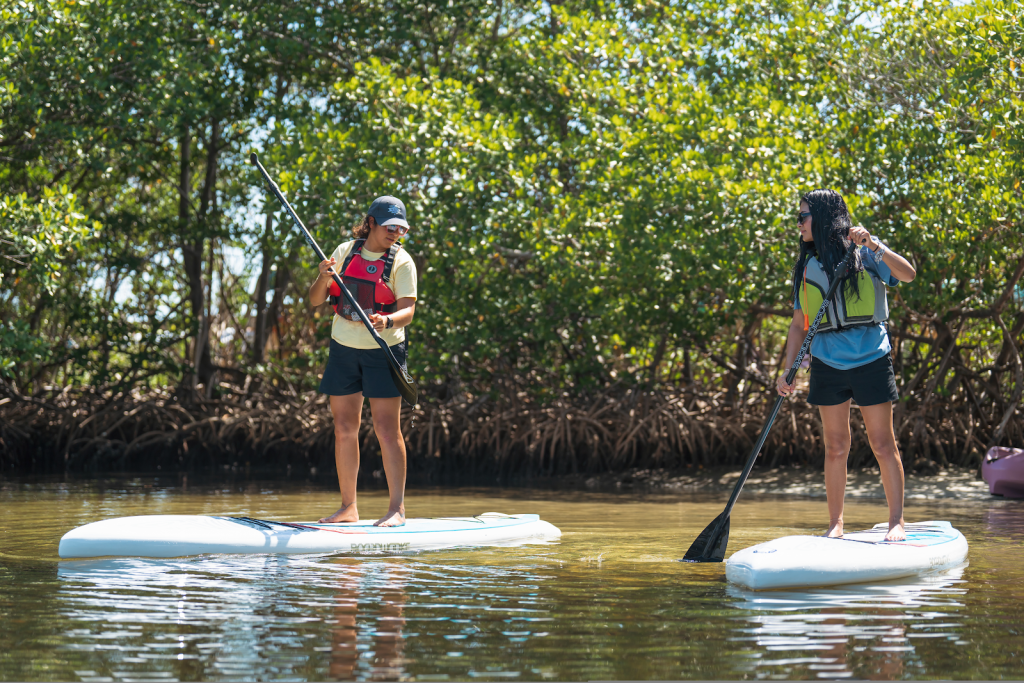 Stand Up Paddle Board Beginners Class at Oleta River Adventures